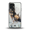 gold black silver liquid marble back phone cover | glass case for nothing phone 1