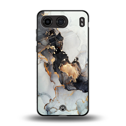 gold black silver liquid marble back phone cover | glass case for oneplus nord 4