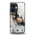 gold black silver liquid marble back phone cover | glass case for oneplus nord ce 3