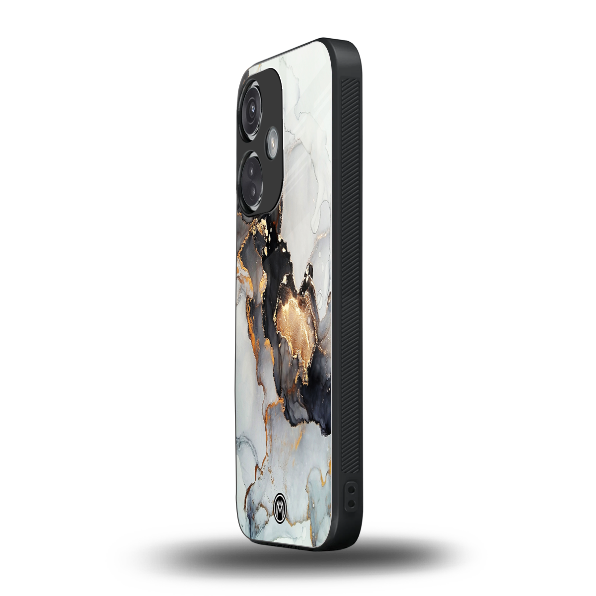gold black silver liquid marble back phone cover | glass case for oneplus nord ce 3