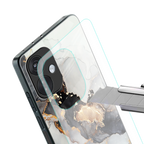 gold black silver liquid marble back phone cover | glass case for oneplus nord ce 3