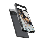 gold black silver liquid marble back phone cover | glass case for google pixel 6 pro