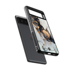 gold black silver liquid marble back phone cover | glass case for google pixel 6