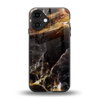 gold dust back phone cover | glass case for iphone 16