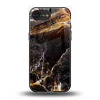 gold dust back phone cover | glass case for iphone 16e