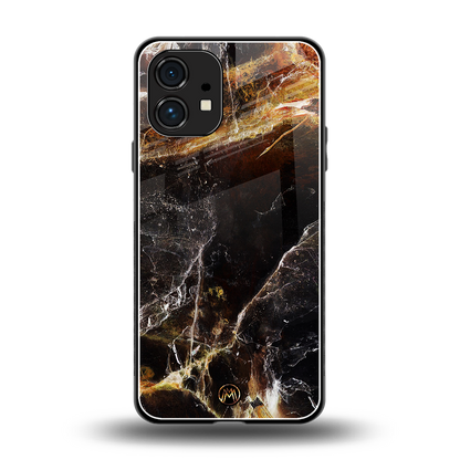 gold dust back phone cover | glass case for nothing phone 1