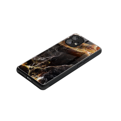 gold dust back phone cover | glass case for nothing phone 1