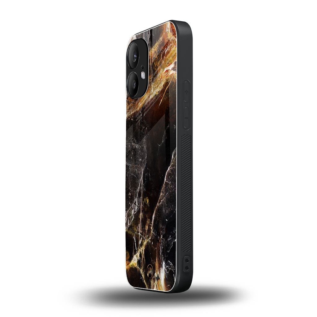 gold dust back phone cover | glass case for nothing phone 2