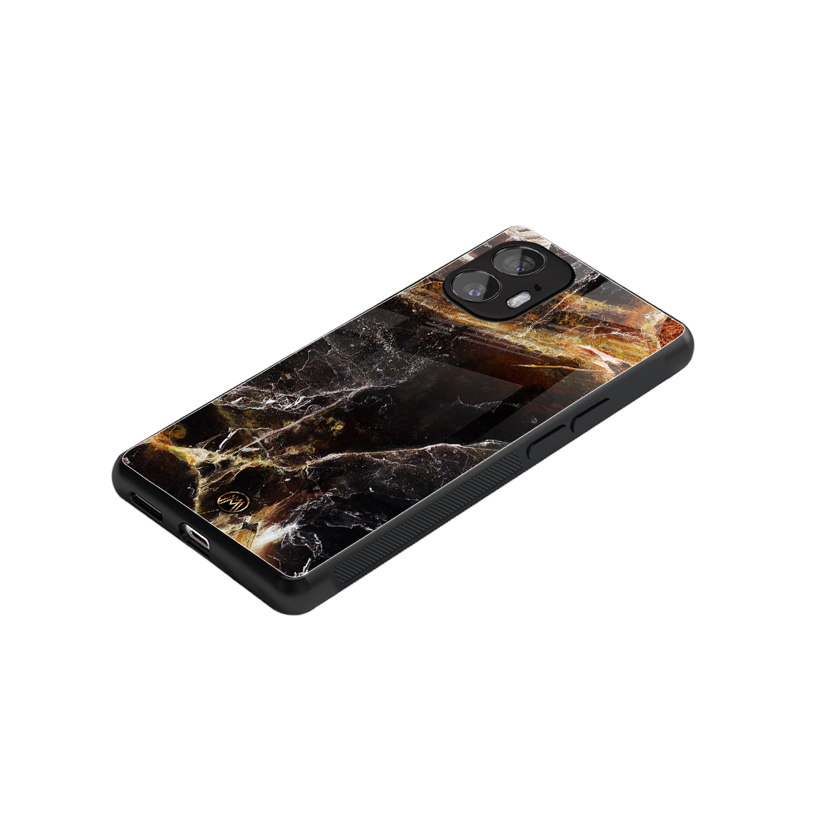 gold dust back phone cover | glass case for nothing phone 2