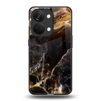 gold dust back phone cover | glass case for oneplus nord 3