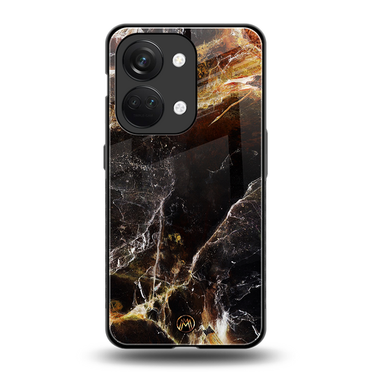 gold dust back phone cover | glass case for oneplus nord 3