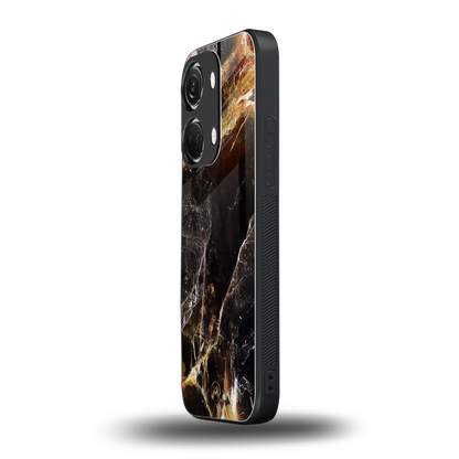 gold dust back phone cover | glass case for oneplus nord 3