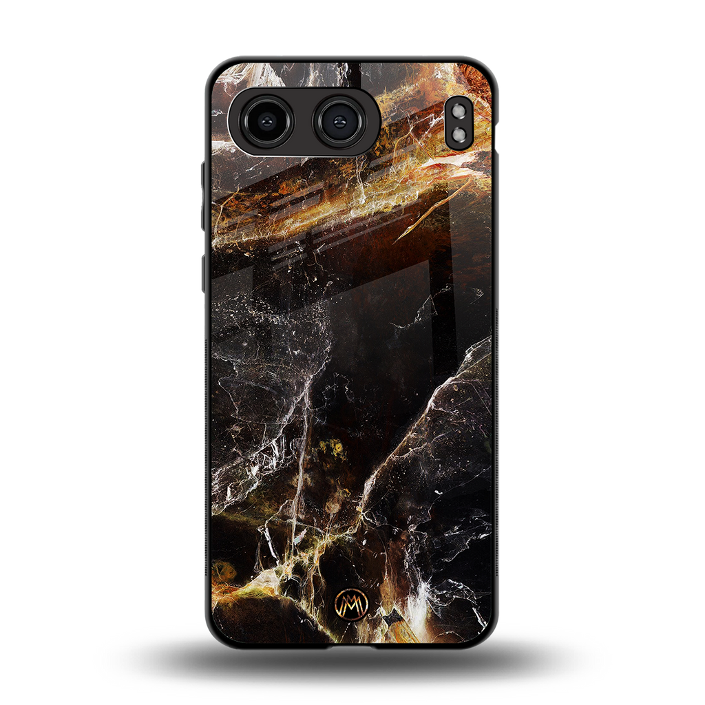 gold dust back phone cover | glass case for oneplus nord 4