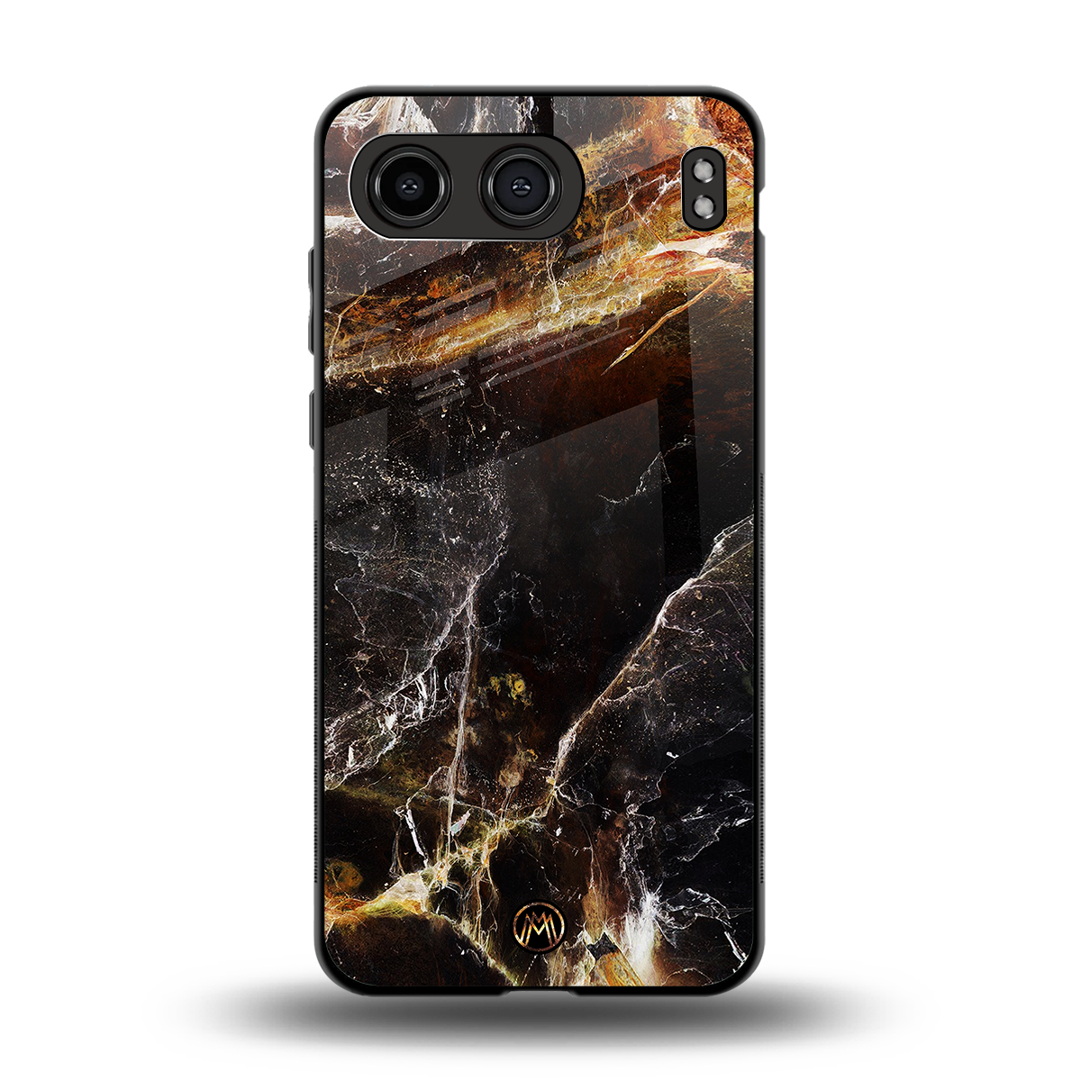 gold dust back phone cover | glass case for oneplus nord 4