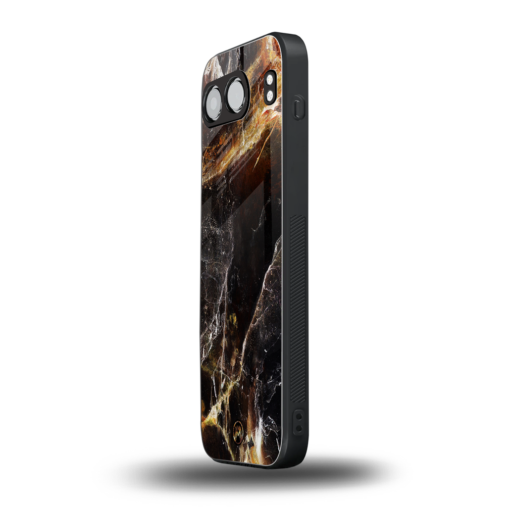 gold dust back phone cover | glass case for oneplus nord 4