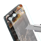 gold dust back phone cover | glass case for oneplus nord 4