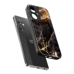gold dust back phone cover | glass case for oneplus nord ce 3