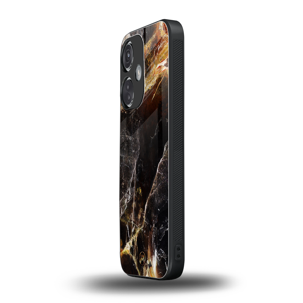 gold dust back phone cover | glass case for oneplus nord ce 3