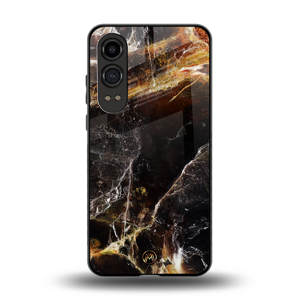 gold dust back phone cover | glass case for oneplus nord ce 4 lite