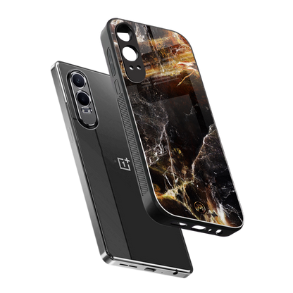 gold dust back phone cover | glass case for oneplus nord ce 4 lite
