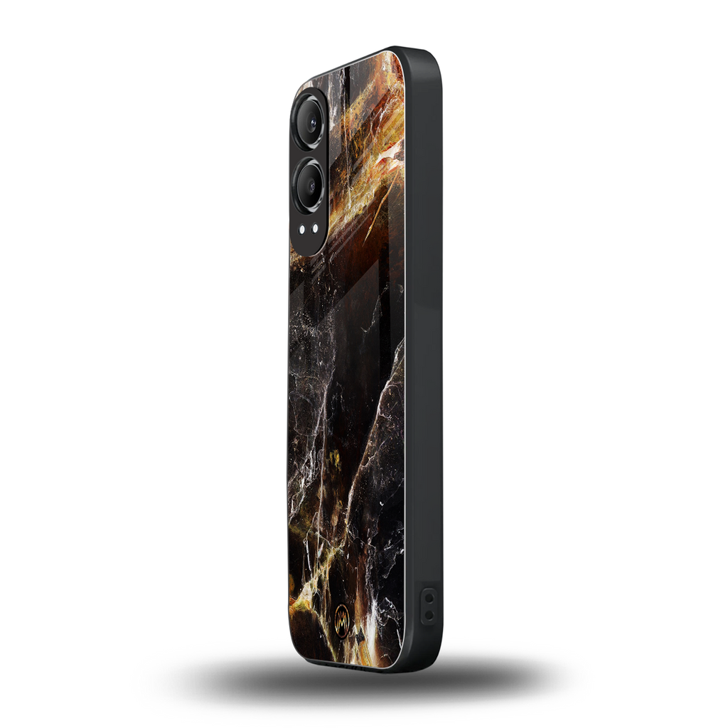gold dust back phone cover | glass case for oneplus nord ce 4 lite