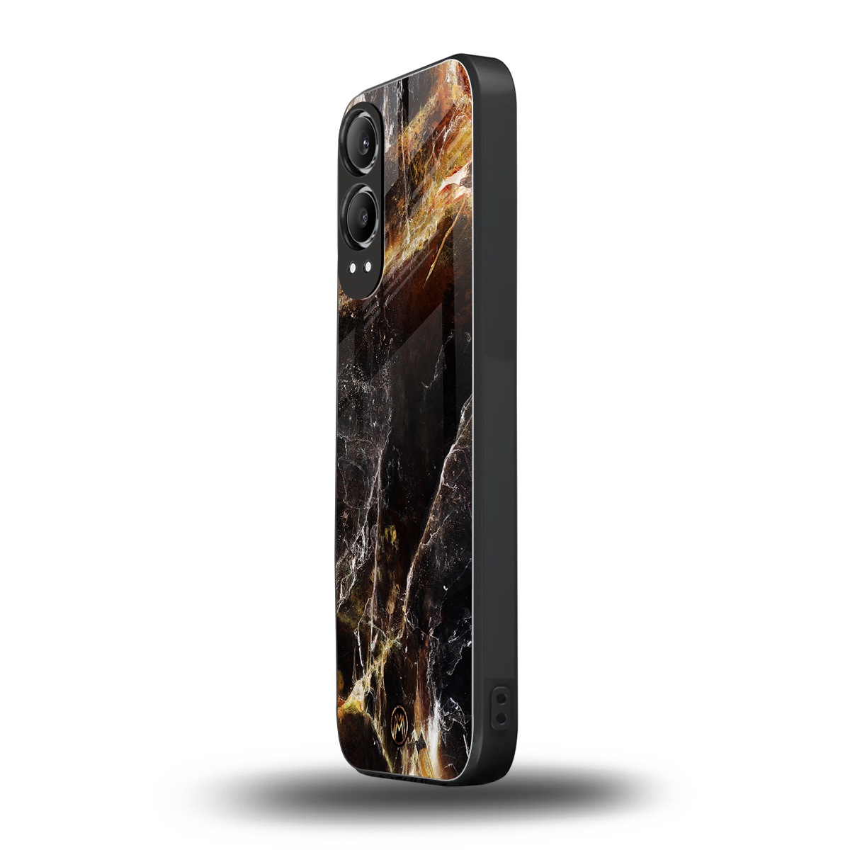 gold dust back phone cover | glass case for oneplus nord ce 4 lite