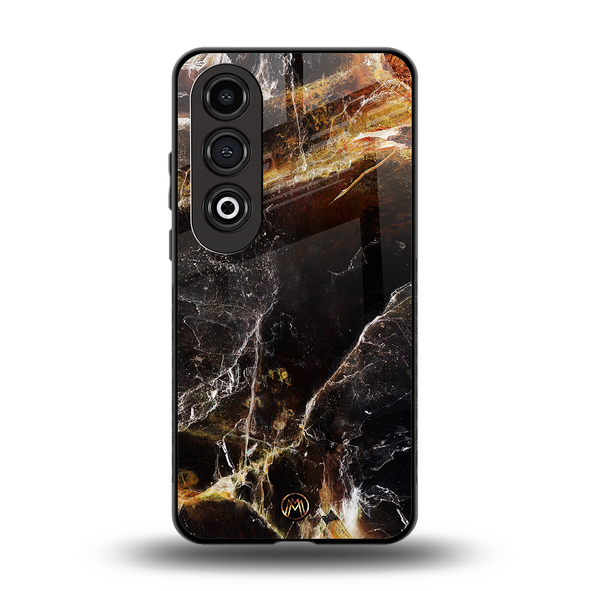 gold dust back phone cover | glass case for oneplus nord ce 4