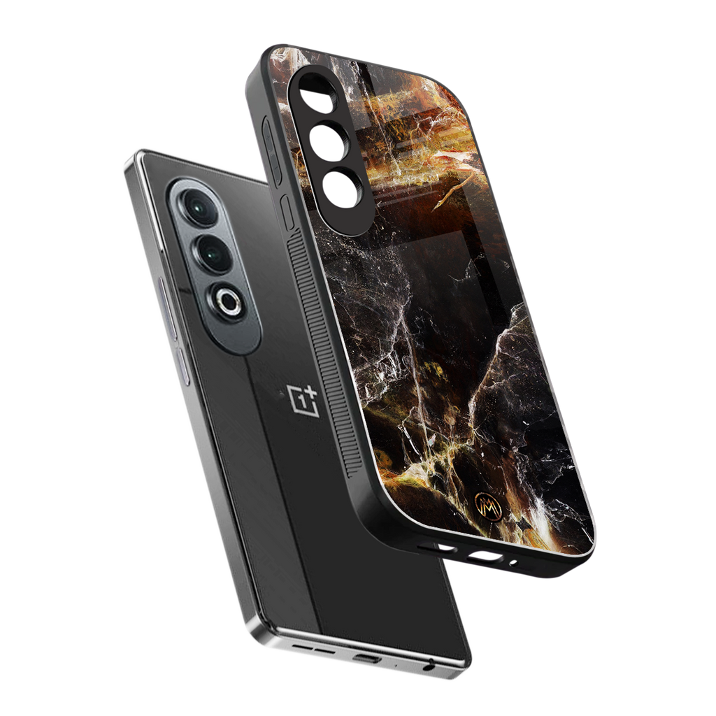 gold dust back phone cover | glass case for oneplus nord ce 4