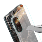 gold dust back phone cover | glass case for oneplus nord ce 4