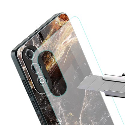 gold dust back phone cover | glass case for oneplus nord ce 4