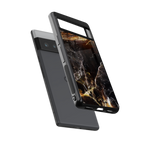 gold dust back phone cover | glass case for google pixel 6 pro