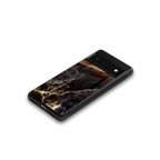 gold dust back phone cover | glass case for Google Pixel 6A