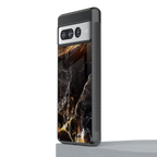 gold dust back phone cover | glass case for google pixel 7 pro