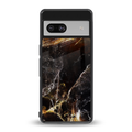 gold dust back phone cover | glass case for Google Pixel 7
