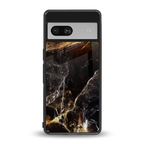 gold dust back phone cover | glass case for Google Pixel 7
