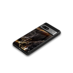 gold dust back phone cover | glass case for Google Pixel 7
