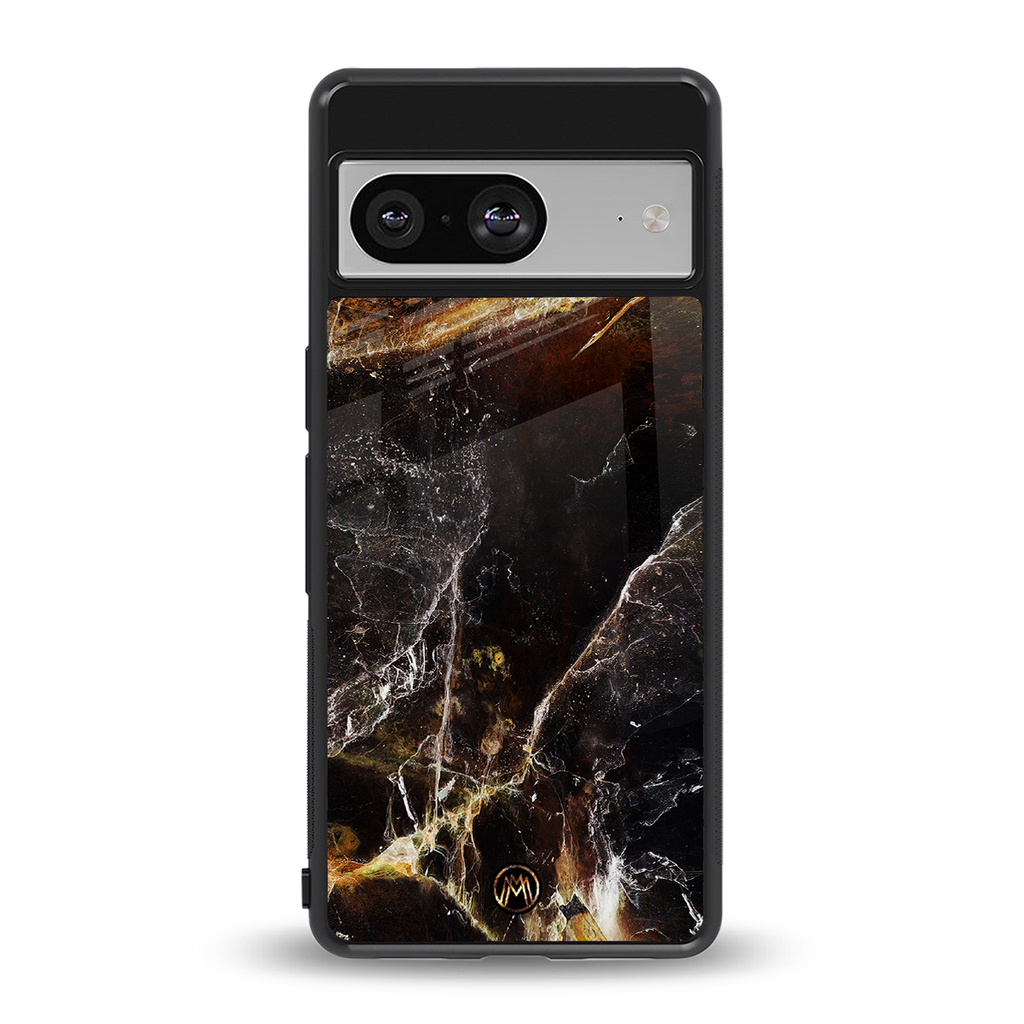 gold dust back phone cover | glass case for Google Pixel 8