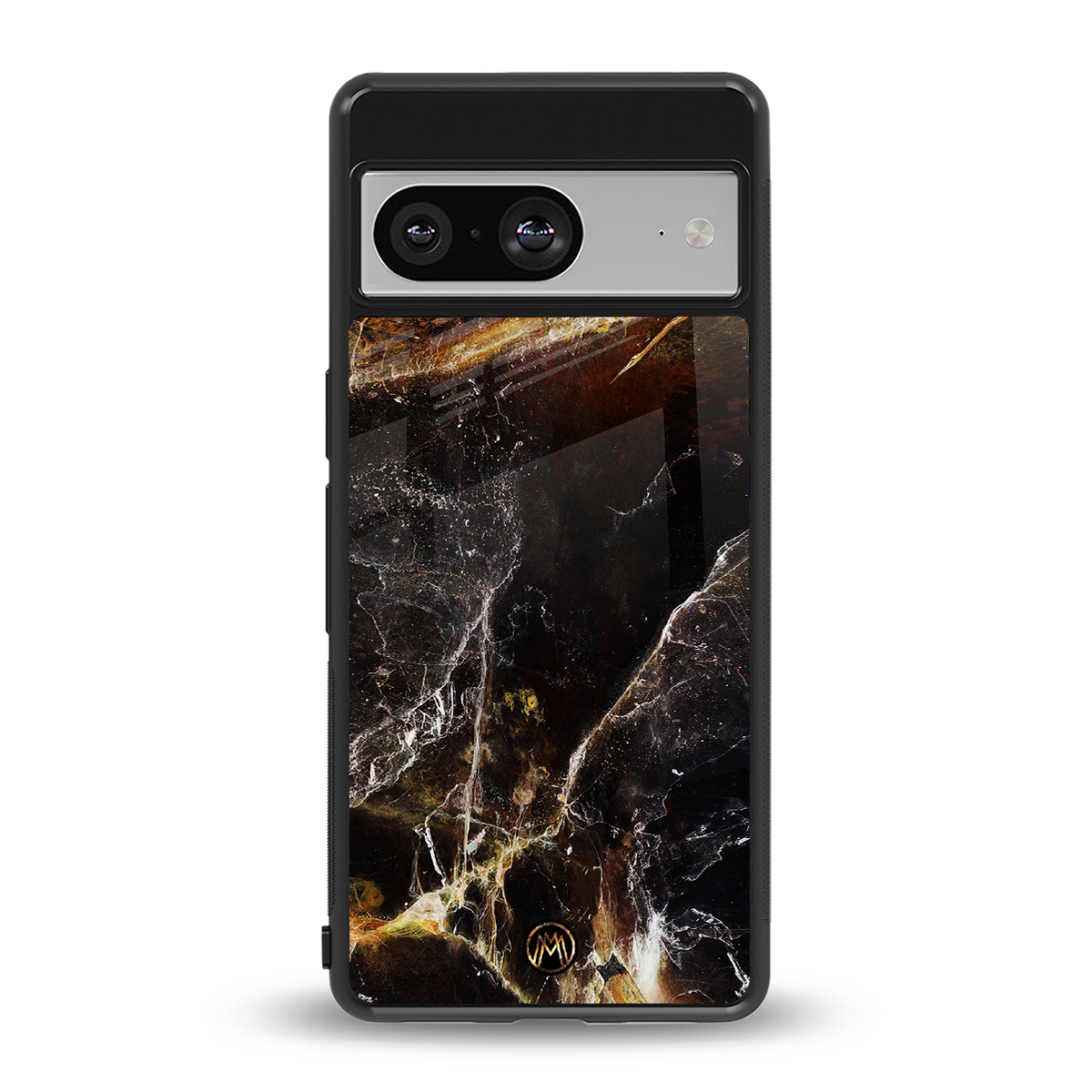 gold dust back phone cover | glass case for Google Pixel 8