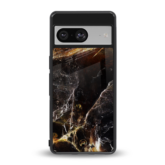 gold dust back phone cover | glass case for Google Pixel 8