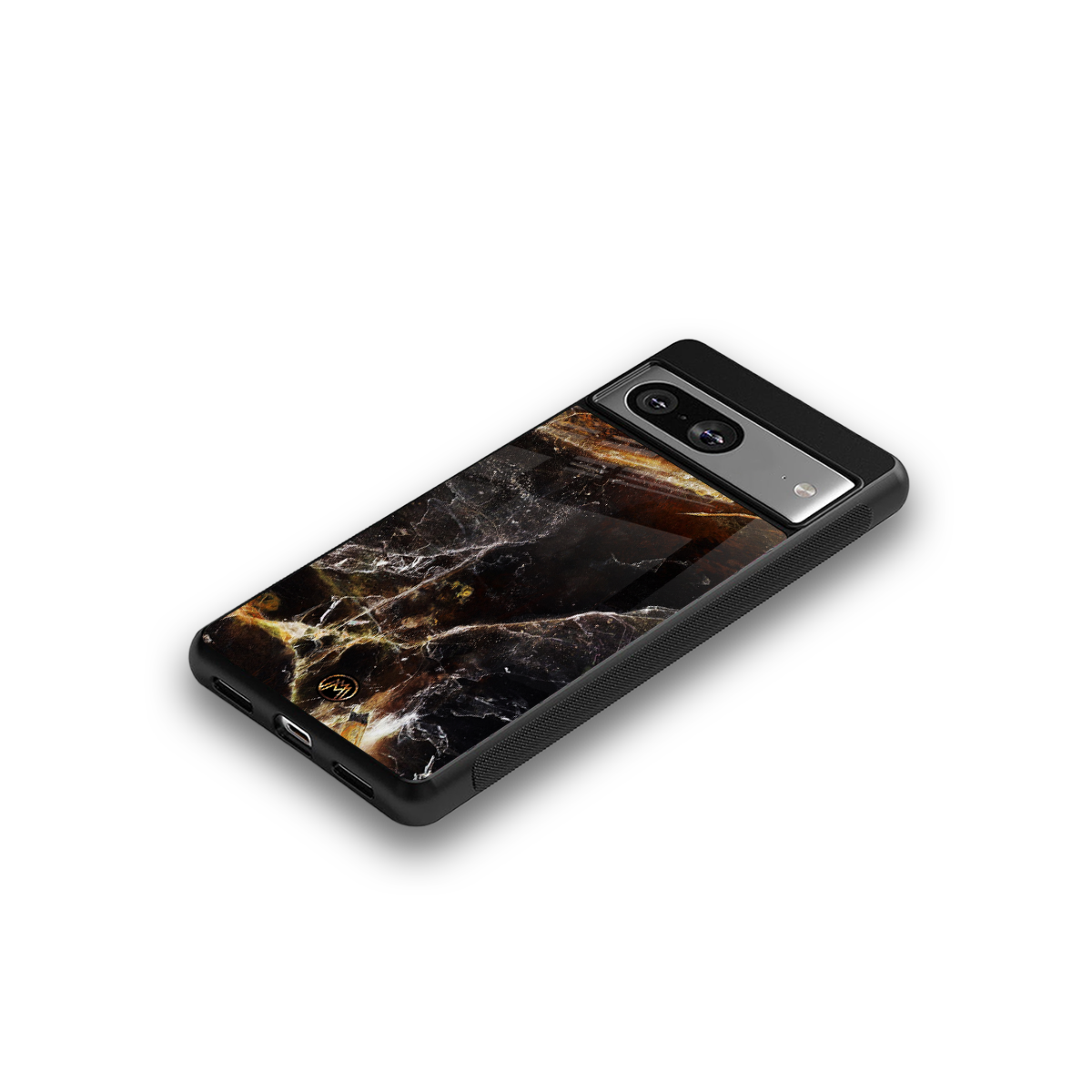 gold dust back phone cover | glass case for Google Pixel 8