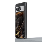 gold dust back phone cover | glass case for Google Pixel 8
