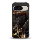 gold dust back phone cover | glass case for google pixel 9