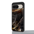 gold dust back phone cover | glass case for google pixel 9