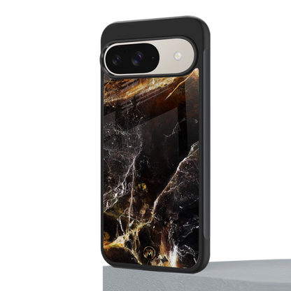 gold dust back phone cover | glass case for google pixel 9