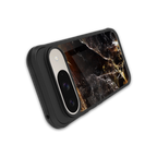 gold dust back phone cover | glass case for google pixel 9
