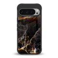 gold dust back phone cover | glass case for google pixel 9 pro