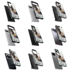 Durable Glass Back Mobile Case for iPhone, Samsung, OnePlus, Google Pixel, Redmi, Vivo, Oppo