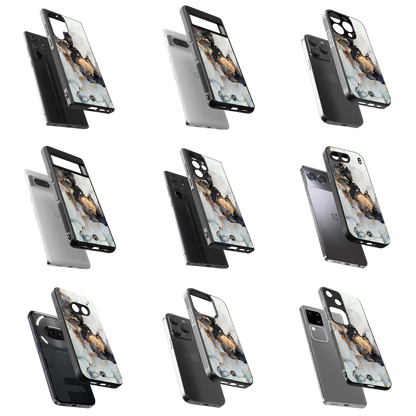 Durable Glass Back Mobile Case for iPhone, Samsung, OnePlus, Google Pixel, Redmi, Vivo, Oppo