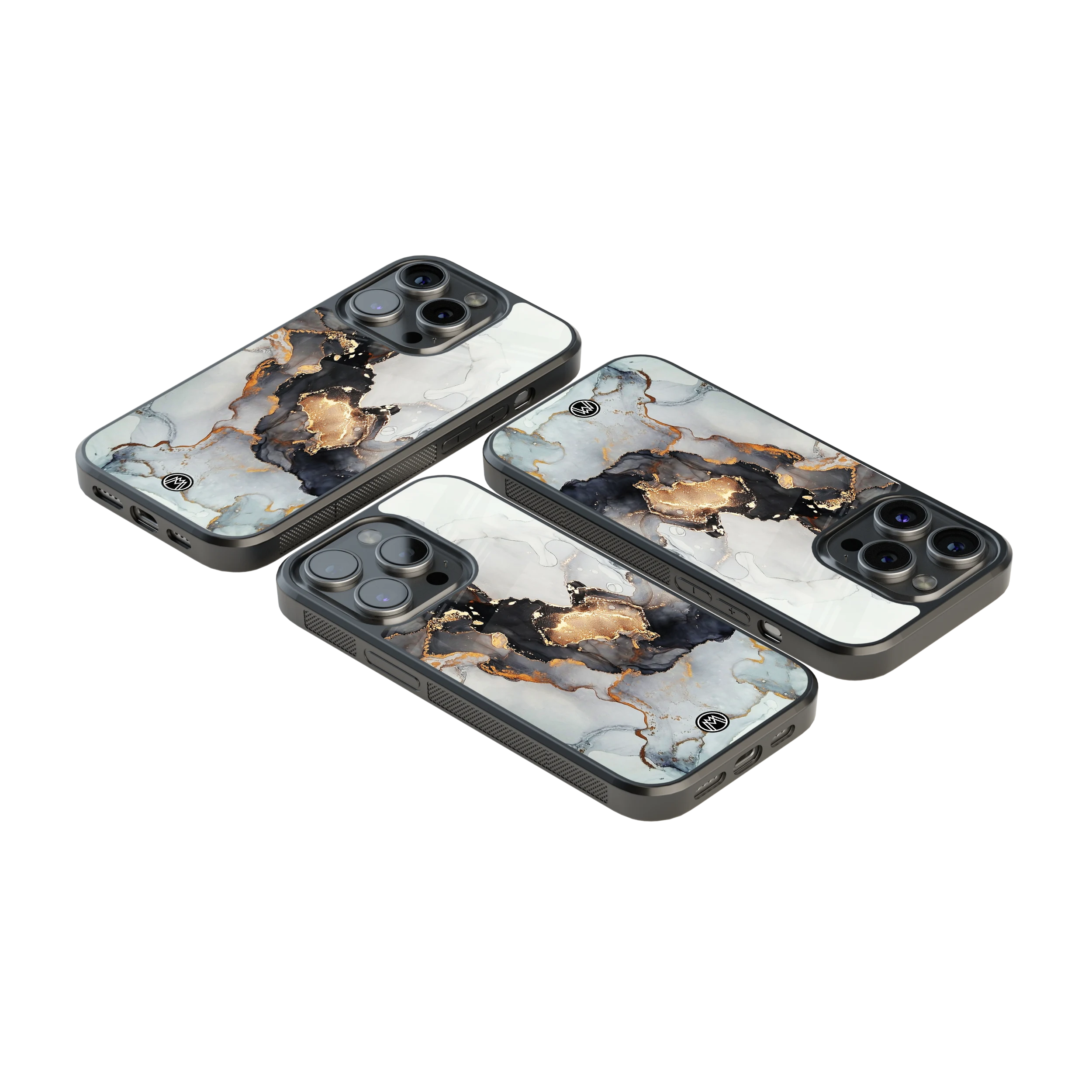 Luxury Glass Back Mobile Cover for iPhone, Samsung Galaxy, OnePlus, Pixel, Redmi & More