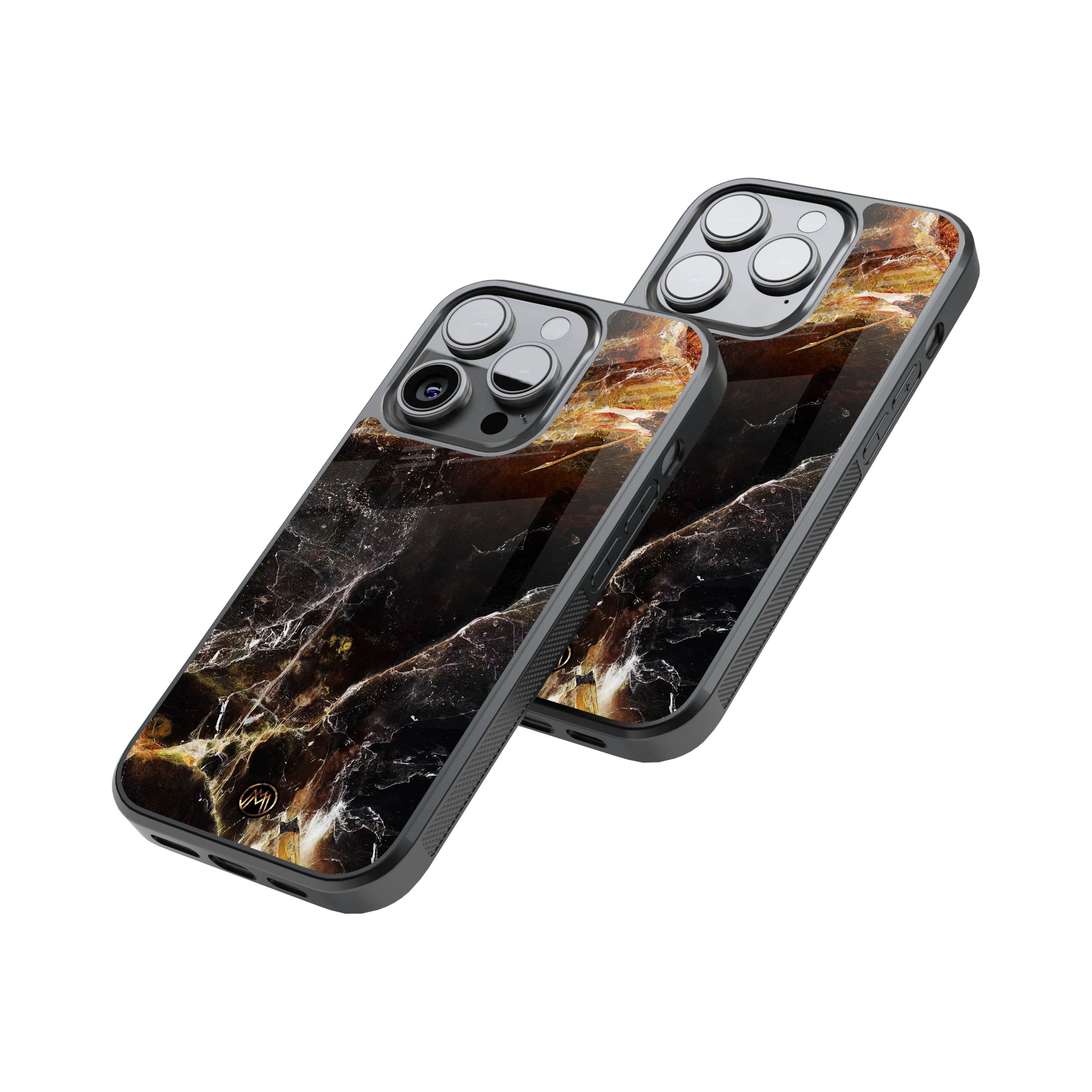 Protective Glass Back Phone Case Compatible with iPhone, Samsung, OnePlus, Pixel & More